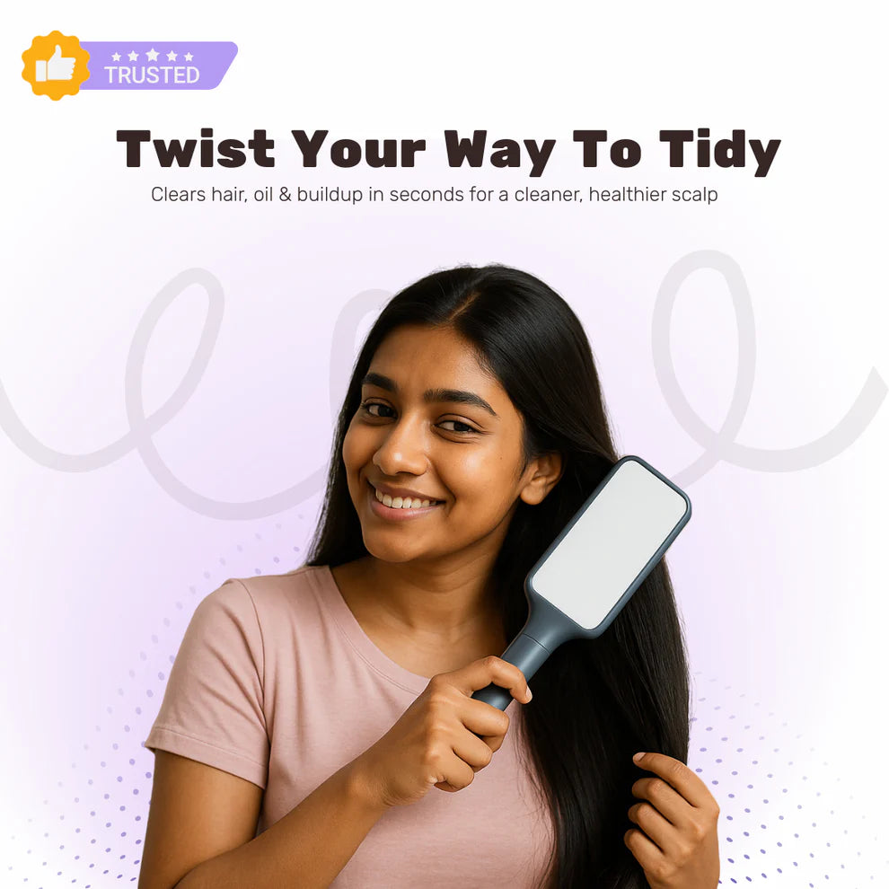 Self-Cleaning Hair Brush