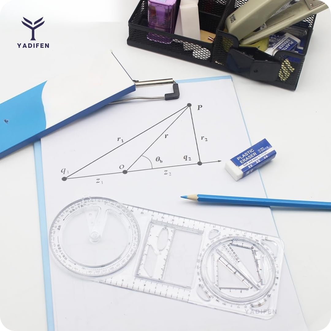 Multifunctional Geometry Ruler – All-in-One Tool for Math, Design & Craftwork