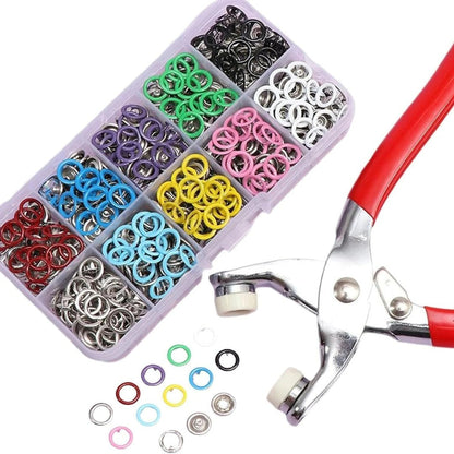 Snap Button Fastener Plier Tool Kit