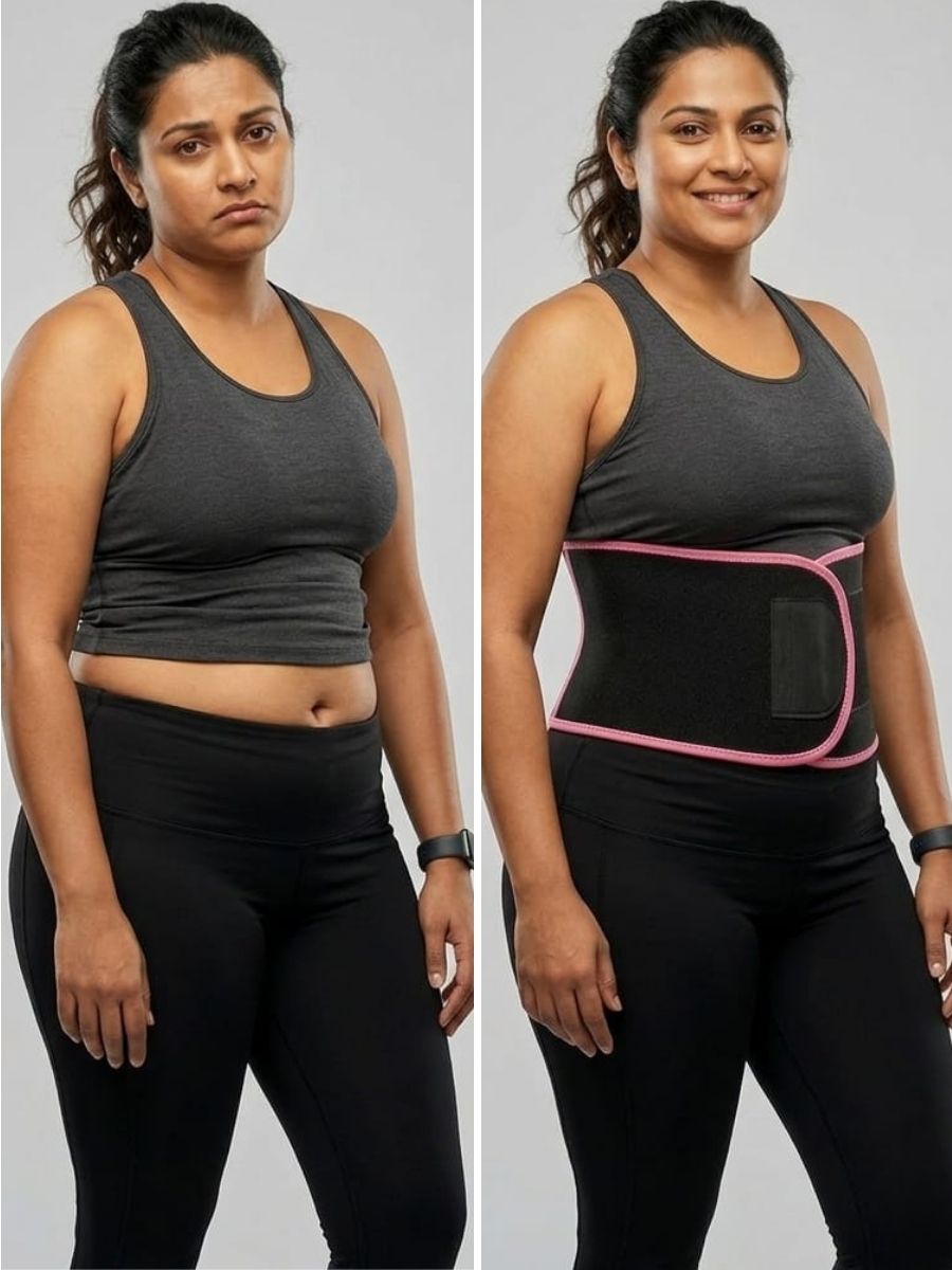 Unisex Slimming Sweat Belt With FREE Body Confidence Kit : Get Slim this Summer