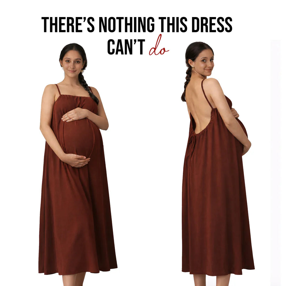 HoneyMoon backless Cami Dress (Free Size)