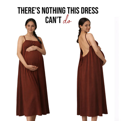 HoneyMoon backless Cami Dress (Free Size)