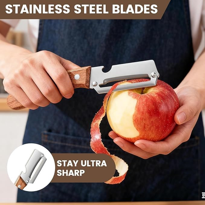 PeelPro ™ | 3-in-1 Vegetable Peeler, Slicer & Julienne Cutter