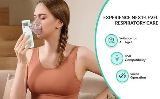 Trendoz™ – Compact Nebulizer | Gentle Vapour | Safe Relief Anytime, Anywhere