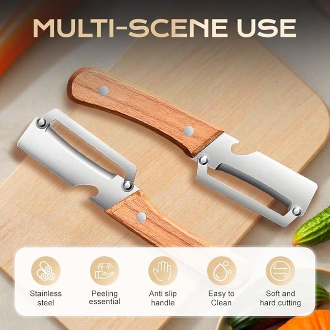 PeelPro ™ | 3-in-1 Vegetable Peeler, Slicer & Julienne Cutter