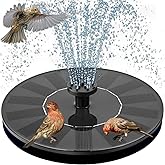 Solar Powered Bird Bath Fountain Pump