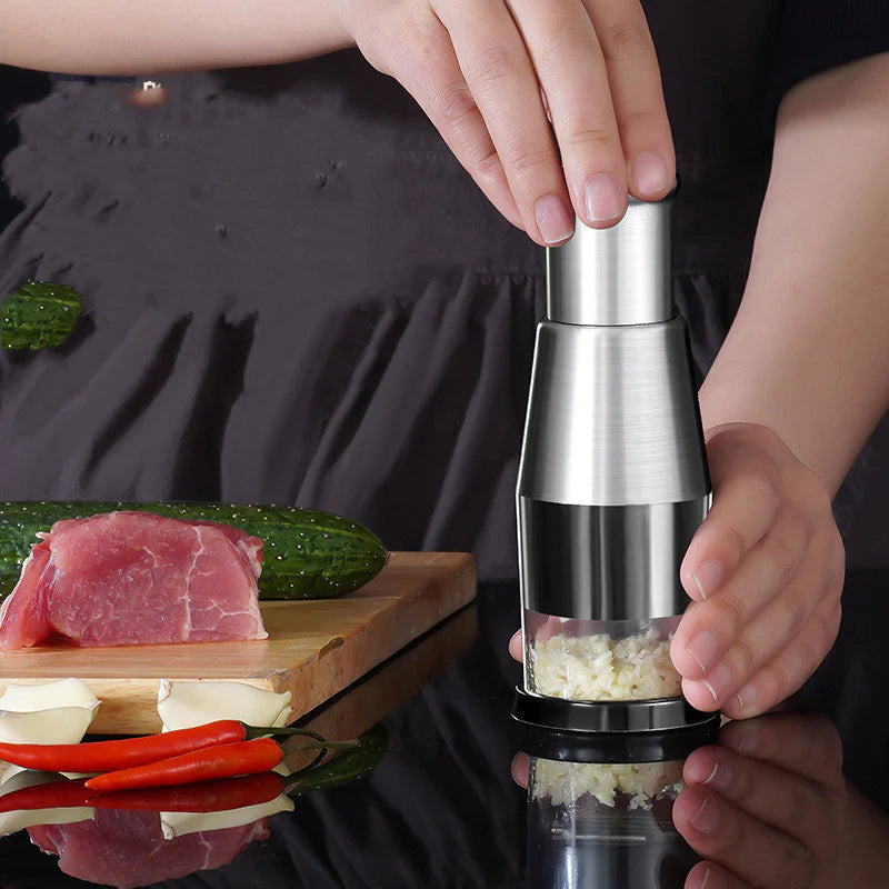 Hand Press Chopper – Stainless Steel Blade