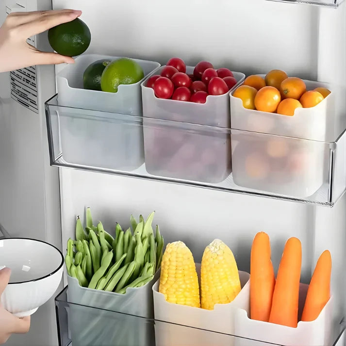 Refrigerator Organizer Bins (Pack of 6)