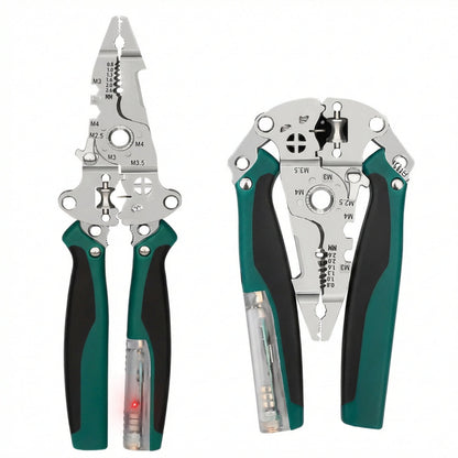 9-in-1 Multifunction Wire Stripper and Cutter Plier