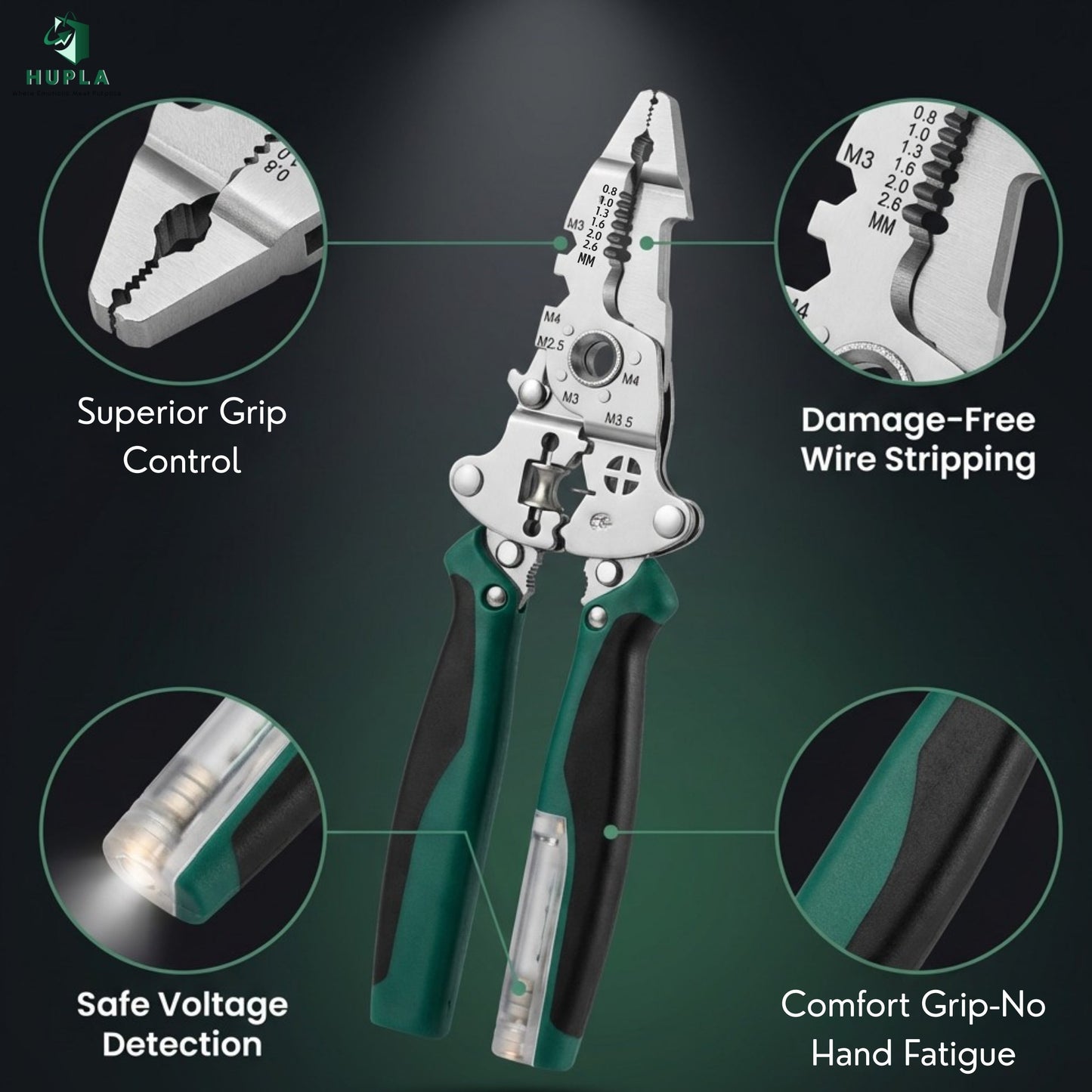 9-in-1 Multifunction Wire Stripper and Cutter Plier