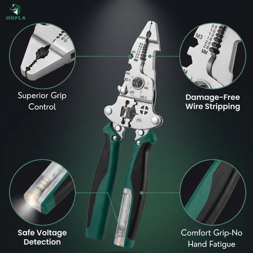 9-in-1 Multifunction Wire Stripper and Cutter Plier