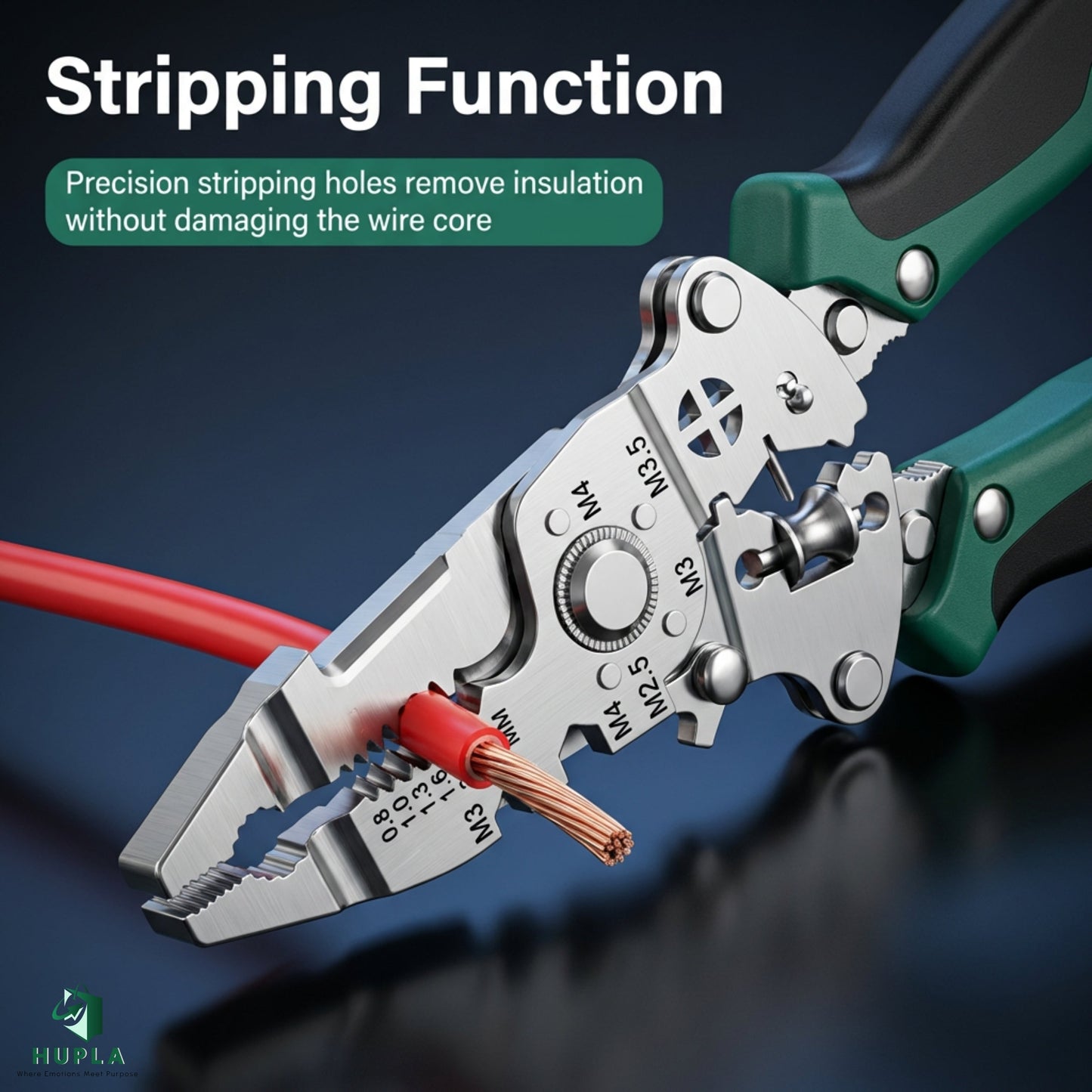 9-in-1 Multifunction Wire Stripper and Cutter Plier