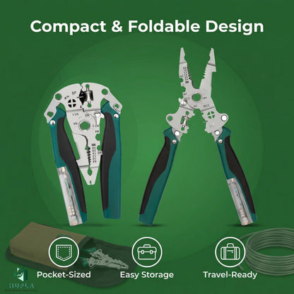 9-in-1 Multifunction Wire Stripper and Cutter Plier