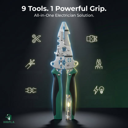 9-in-1 Multifunction Wire Stripper and Cutter Plier