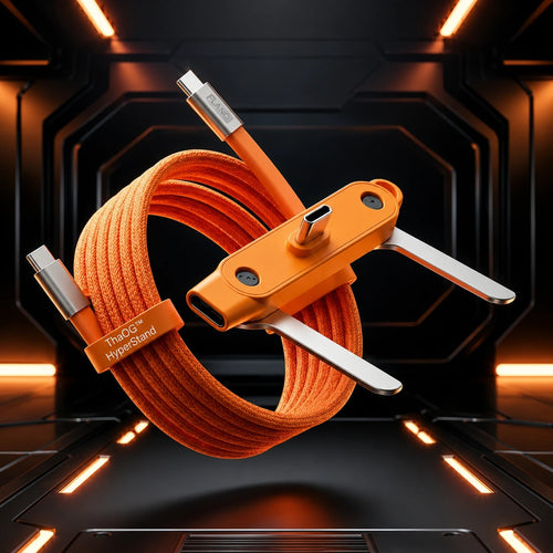 ChargeStand Pro™ — 2-in-1 Smart Cable