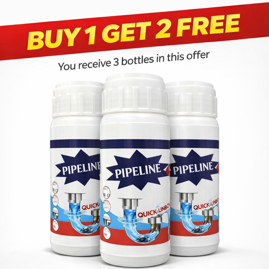 Pipeline Drain Cleaner | Powerful Pipe Unblocker (Buy 1 Get 2 Free)