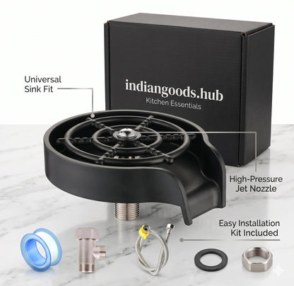 JetRinse™ – Automatic Cup Cleaner | High-Speed Water Jets | One-Tap Wash