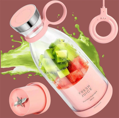 Portable Blender for Fresh Juice l 4 Blade l Upgraded Version