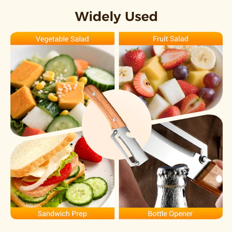 SharpSlicer™ – Multi-Functional Vegetable Peeler for Kitchen