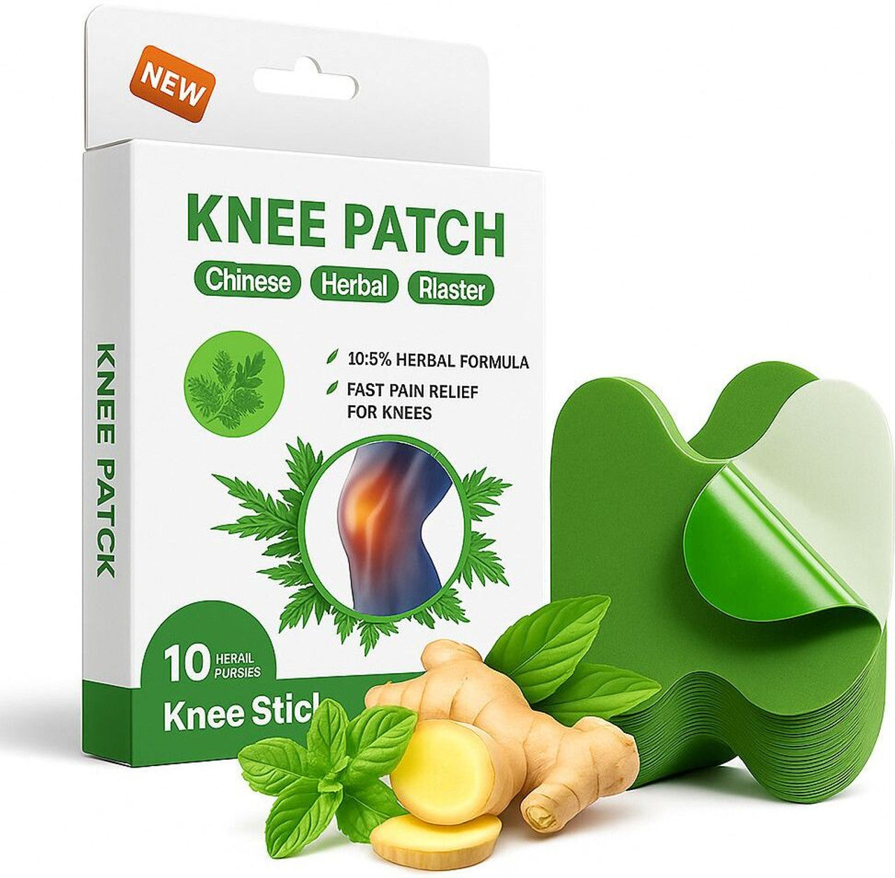 Pain Patch : Herbal Knee, Neck & Shoulder Pain Relief (10 Pcs)