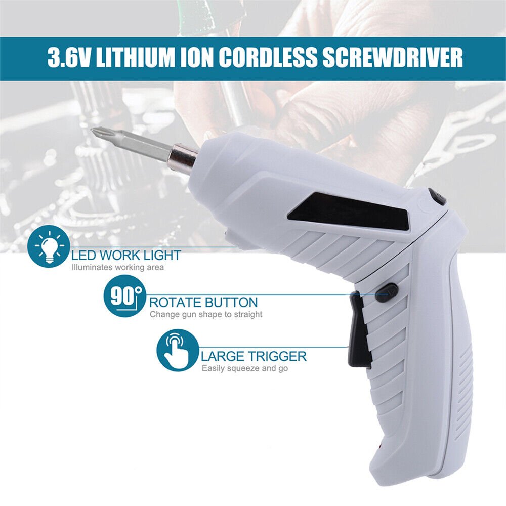 Wireless Electric Screwdriver Drill Kit