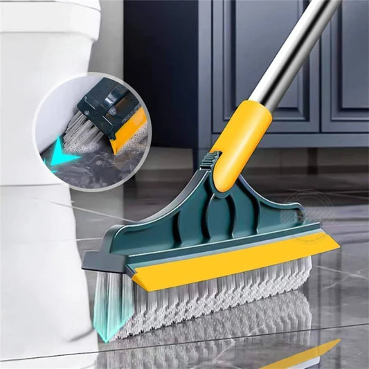 CleanEdge™ 2-in-1 Bathroom Cleaning Brush | Scrub + Wipe